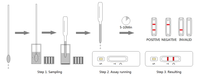 Kits de dépistage rapide du coronavirus félin pour animaux de compagnie, tests vétérinaires rapides pour chats, kits de dépistage rapide du coronavirus félin FCOV