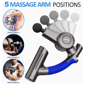 <span class=keywords><strong>Pistola</strong></span> de <span class=keywords><strong>Masaje</strong></span> de Percusión <span class=keywords><strong>RENPHO</strong></span> R4 con Función Musical, Control de Velocidad Ajustable, Masajeador de Espalda Portátil para Atletas, con Estuche de Transporte - Product Image 5