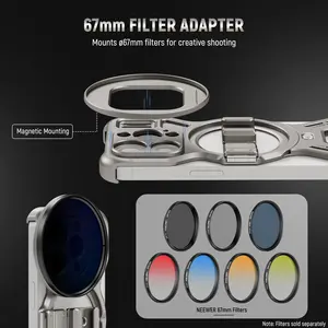 <span class=keywords><strong>Neewer</strong></span> PA067/PA068 15 <span class=keywords><strong>Pro</strong></span>/<span class=keywords><strong>Pro</strong></span> Cage de Téléphone Portable pour Vidéo, Cage Vidéo pour Smartphone en Métal Litearmor - Product Image 2