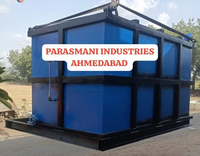 Réservoir de carburant en acier à double paroi de 100 L Parasmani Industries, double usage, mobile, pour diesel, huile usagée, liquide de refroidissement, avec agitateur AC