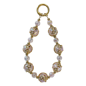 Wowei <span class=keywords><strong>Porte</strong></span>-fleurs en acrylique exquis Perles éclatantes Chaîne de téléphone perlée <span class=keywords><strong>Porte</strong></span>-clés Pendentif de sac mignon Cadeau de voiture - Product Image 6
