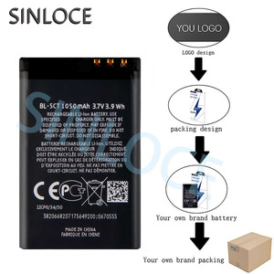 แบตเตอรี่ BL-5F แบบชาร์จไฟได้สำหรับ <span class=keywords><strong>N95</strong></span> N93I E65 <span class=keywords><strong>Nokia</strong></span> N96 X5 6290 6210S ราคา C5-01Battery 3.7V 950mAh - Product Image 3