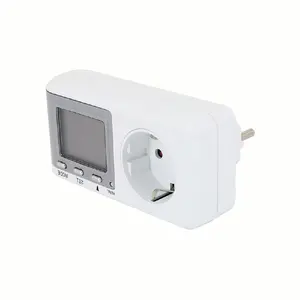 2023 Home Energy Saving Wattmeter Plug Lcd Digital Electric Energy Meter Socket For Home Appliance