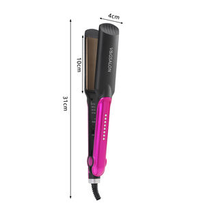Fer à lisser électrique ondulations et fer plat <span class=keywords><strong>pour</strong></span> sertir les <span class=keywords><strong>cheveux</strong></span> Vente en gros d'usine directe en titane - Product Image 4