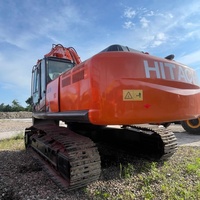 Excavadora de cadenas hidráulica usada HITACHI ZX350, la más vendida, estable, para nivelación de sitios, canteras y proyectos de demolición ligera