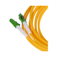 Cordon de raccordement à fibre optique personnalisé Duplex LC APC à UPC 2 Core 1 3M Jumper monomode 9/125um SM 2.0 3.0mm