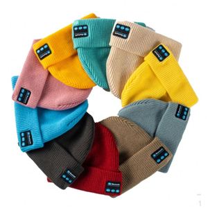 HD Estéreo Inalámbrico Smart Beanie Auriculares Musical Knit Auriculares Altavoz Sombrero Altavoz Gorra Música - Product Image 6