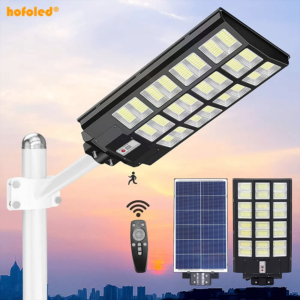 Ip65 Wasserdichtes Smd-Solar licht für den Außenbereich 600W 900W 1200W Integrierte All-in-One-LED-Solar-Straßen laterne