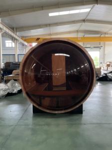 <span class=keywords><strong>Sauna</strong></span> en bois massif traditionnel d'extérieur SH1824, en cèdre, épicéa ou pruche, très populaire en Pologne - Product Image 6