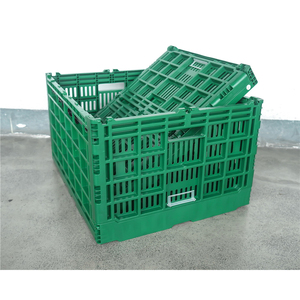 Wholesale Farm Collapsible Transport Storage Foldable Plastic <strong>Egg</strong> <strong>Crate</strong> Mesh Box PP Material Chicken House Container - Product Image 4