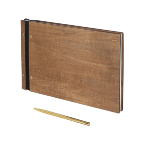 9x7 Linen PU Leather memorial cuốn sách của khách 60 trang xoắn ốc ràng buộc Bìa mềm Tạp Chí Quà tặng đám cưới Tạp Chí trong A4 B5 A6 kích cỡ - Product Image 1