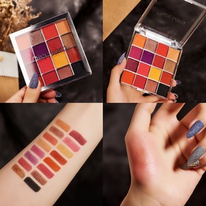 <span class=keywords><strong>Huda</strong></span>-paleta de sombra de ojos moji, 16 colores, maquillaje en polvo, sombra de ojos, kit de viaje, <span class=keywords><strong>paletas</strong></span> de maquillaje - Product Image 2