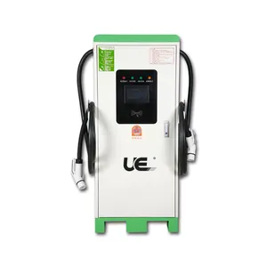 CCS 1 또는 CCS 2 사이드 충전 건 배터리 충전기 60KW DC 출력 단일 총을 가진 UE60kw dc EV 충전기