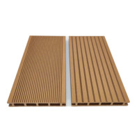 Planches de terrasse en WPC pour l'extérieur, dalles de sol à emboîtement, composite bois-plastique, teck, terrasse
