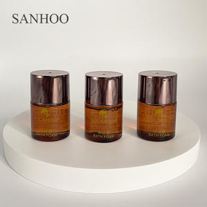 SANHOOO Custom Hotel Guest Commodités Shampooing <span class=keywords><strong>Kit</strong></span> d'hygiène jetable Fournitures 5 étoiles Articles de toilette personnalisés pour hôtels - Product Image 4