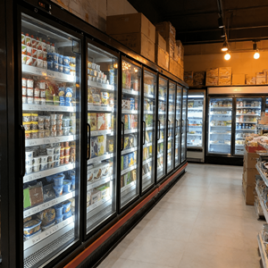 Congelatore Commerciale con Porta in Vetro per Esposizione di Birre e Bevande in Supermercato - Offerta Speciale - Product Image 6