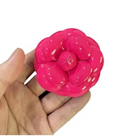 YAKELILI Broche Camélia en Matériau Super Fibre Effet Miroir, Diamètre 6,6 cm, Petites Fleurs Parfumées, Tête de Corsage Façonnée en Spandex/Polyester