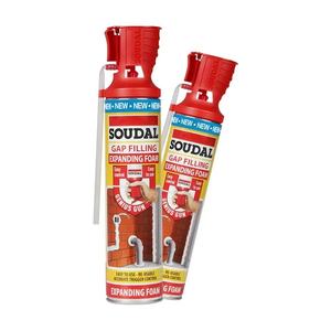 <span class=keywords><strong>SOUDAL</strong></span> Soudafoam Porte Fenêtre <span class=keywords><strong>Mousse</strong></span> Expansible <span class=keywords><strong>Mousse</strong></span> Polyuréthane <span class=keywords><strong>Mousse</strong></span> <span class=keywords><strong>Pu</strong></span> Avec Genius Gun - Product Image 2