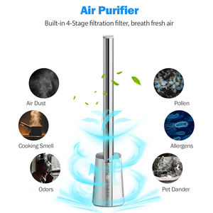 Tuya 42 Inch Nhà Thông Minh Quạt Không Cánh Nóng Và Mát Quạt Tháp Làm Mát Quạt Có Điều Khiển Từ Xa - Product Image 3