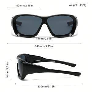 Gafas de Sol Deportivas con Espejo y Logotipo Personalizado 2025, Lentes de Una Pieza con Protección UV400 para Ciclismo, para Hombre y Mujer - Product Image 6