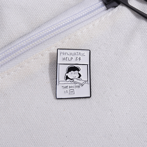 Broche en émail rétro de personnage d'anime <span class=keywords><strong>Lucy</strong></span>, badge de sac à dos de dessin animé, accessoires de mode pour vêtements, cadeau - Product Image 4