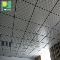 Plaques de plafond en plâtre imperméables en PVC pour décoration intérieure, design Pop, images pour hôtel