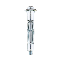 Vis d'expansion à mâtille en acier galvanisé T&Y Hardware 12x100mm, filetage M6, capacité 100kg pour plâtre