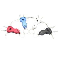 Couteau multifonction de poche Betoyy pour l'extérieur, anneau multifonction avec EDC pour la sécurité automobile