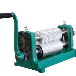 Obral sisir madu tekan sarang lebah Manual, mesin Roller lembaran lilin lebah Embosser <span class=keywords><strong>Foundation</strong></span> Embossing - Product Image 1
