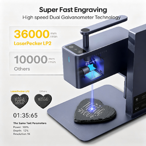 LaserPecker 5W Portable Handheld Laser Engraving Machine for Wood Leather <b>Stone</b> Paper DIY Personalized Gifts - Product Image 2