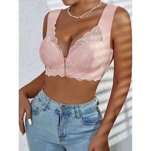 Soutien-gorge sans fil pour femme, nouvelle marque, avec couverture complète, bretelles réglables, effet push-up et soutien confortable, soutien-gorge sans armatures - Product Image 5