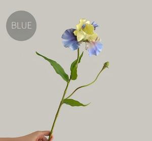 BF-IR01-1 Fleurs artificielles <span class=keywords><strong>iris</strong></span> rouges, blancs et violets de haute qualité, effet toucher réel en latex PU, pour la décoration intérieure - Vente en gros - Product Image 3