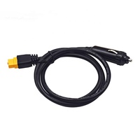 Cable de Alimentación de 1.5m XT60 a Encendedor de Cigarrillos para Coche, 12V 24V, para Estación de Energía, 16AWG
