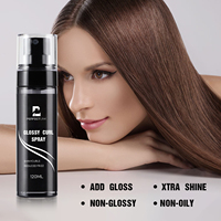 Hiar lucido Styling olio Spray ad alta quantità Dry-end siero Anti-crespo liscio migliorato brillantezza per capelli Spray lucido per capelli