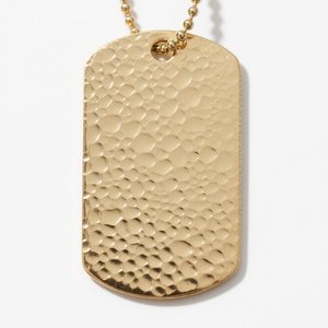 Pelat Identitas Hewan Peliharaan Logam Tradisional Modern Bergaya Warisan, Premium, Kuningan Padat Bertekstur Palu, Anti Karat, Dapat Disesuaikan, Vintage - Product Image 4