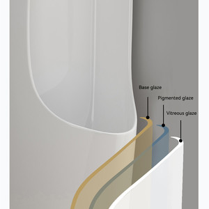 <span class=keywords><strong>Urinoir</strong></span> mural moderne en céramique colorée <span class=keywords><strong>pour</strong></span> hommes, fournisseur d'usine, vente en gros d'articles sanitaires de salle de bain - Product Image 5