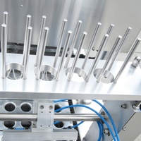 Machine automatique de remplissage et de scellage de gobelets en plastique, Scelleuse à film en rouleau pour ligne de production de yaourt, gelée, miel et sauces en seaux