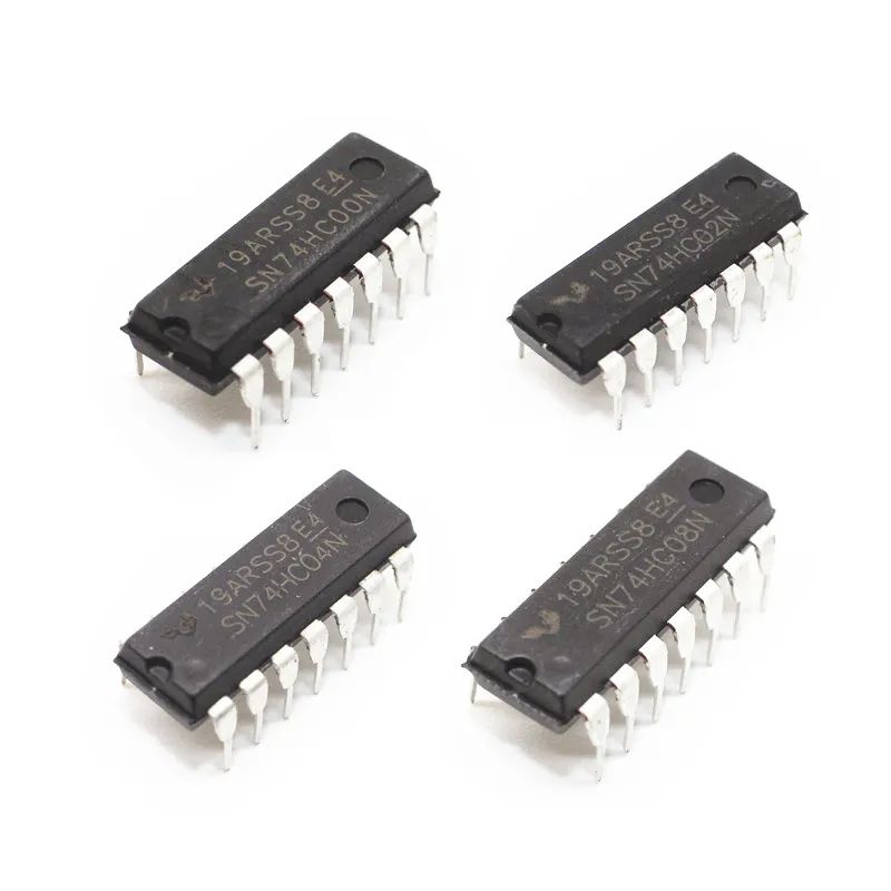 Original in stock IC SN74HC132N SN74HC125N SN74HC08N SN74HC00N SN74HC04N SN74HC02N DIP-14 Chip Integrated Circuits Chips