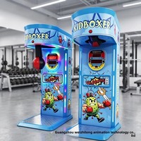 Wzl Anpassbarer Arcade-Boxkraft-Tester Kommerzieller Krafttrainer Dragon Fist Boxmaschine Spielkonsole für Kinder