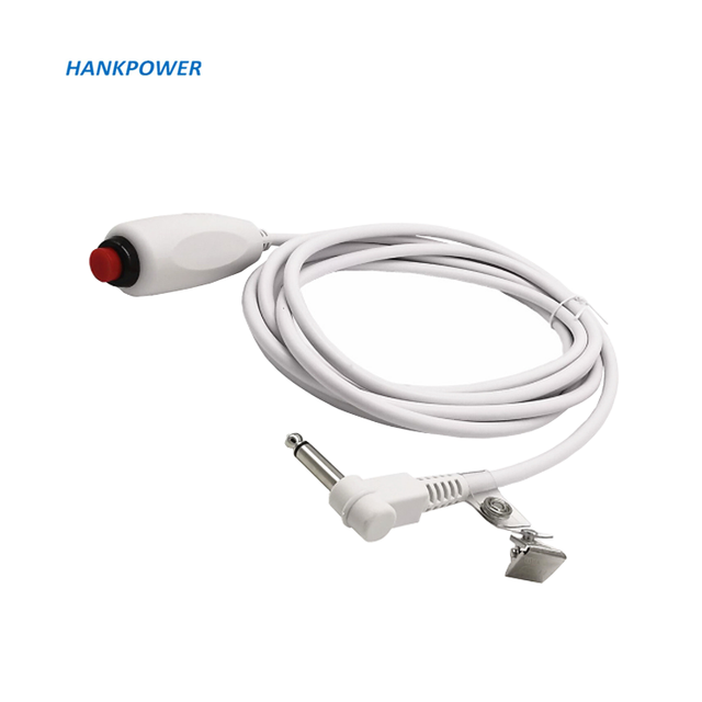 6.35mm Emergency Nurse Call Medical Cable With Hand Pressing Button
