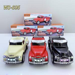 Nuevos adornos para el salón WS695, Radio <span class=keywords><strong>Fm</strong></span> <span class=keywords><strong>Am</strong></span> Sw decorativa para el hogar con tarjeta Usb Tf, reproductor de Mp3, camioneta, forma de coche, altavoces solares - Product Image 6