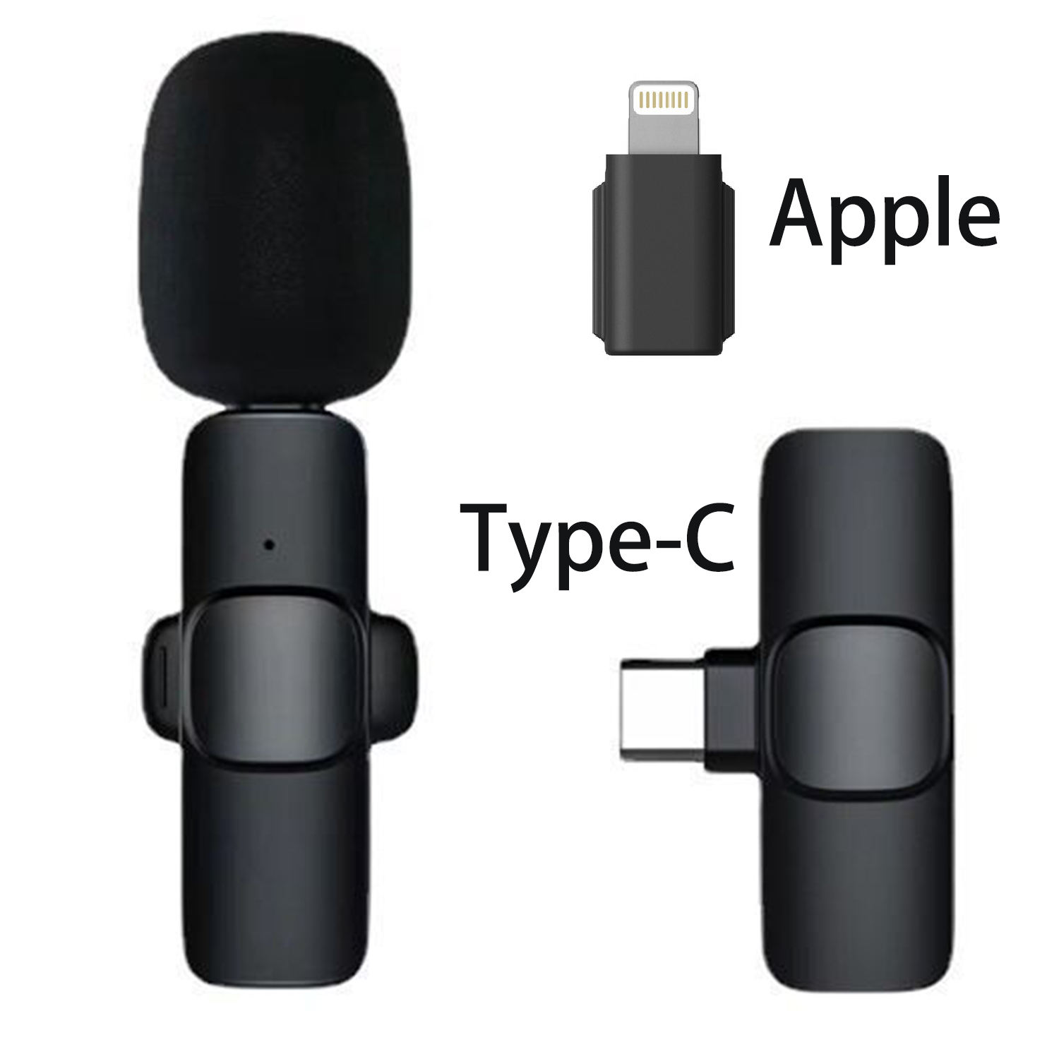 Black 1Mic+type-c+iOS