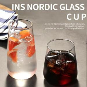 Ad alta borosilicato 480ml 550ml di <span class=keywords><strong>vetro</strong></span> trasparente di grande capacità succo di <span class=keywords><strong>caffè</strong></span> tazza per uso domestico <span class=keywords><strong>bicchieri</strong></span> di birra alti e corti - Product Image 6