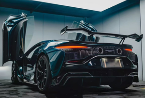 Diffuseur arrière et spoiler avant en fibre de carbone de style AMANS de haute qualité, vente directe d'usine pour Artura - Product Image 6