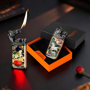 Novel High-quality Handmade Metal <strong>Lighter</strong> Arc Inflation Feature Directly Shoots Flames Towards Open Flame. Dual Fire Starter - Product Image 6