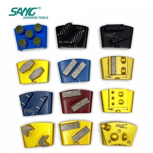Sang รองเท้าขัดโลหะ Bond, รองเท้าบดเพชรล็อก <span class=keywords><strong>EZ</strong></span> เปลี่ยน redi บล็อกสี่เหลี่ยมคางหมูสำหรับเครื่องบดพื้นคอนกรีต - Product Image 4