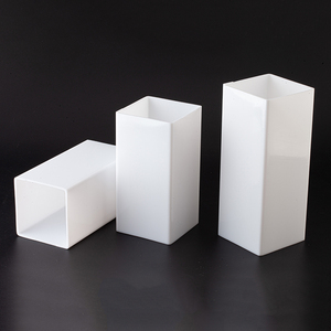 Frosted/rõ ràng PMMA vuông ống | PMMA trắng mờ Ống Vuông 100mm x100mm dẫn chiếu sáng & Hiển thị các trường hợp - Product Image 2