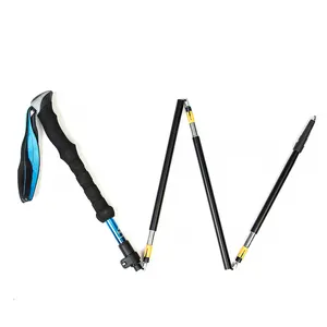 Легкие складные трости для мужчин и женщин с удлиненной ручкой из пенопласта и металлическим откидным замком