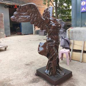 समोथ्रस प्राचीन प्रतिमा की मूर्ति को मिली जीत, प्रसिद्ध ग्रीक देवता थोक कीमतों में कांस्य लाउवर निक पंख वाली विजय प्रतिमा - Product Image 1