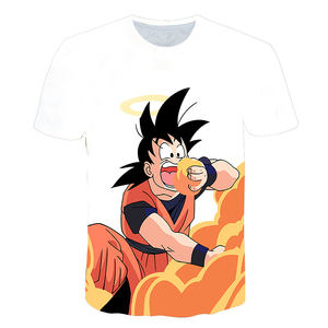 Nueva Camiseta de Poliéster con Personajes de Cómics, Anime al por Mayor, Camisetas de Goku, Camiseta de Anime - Product Image 2